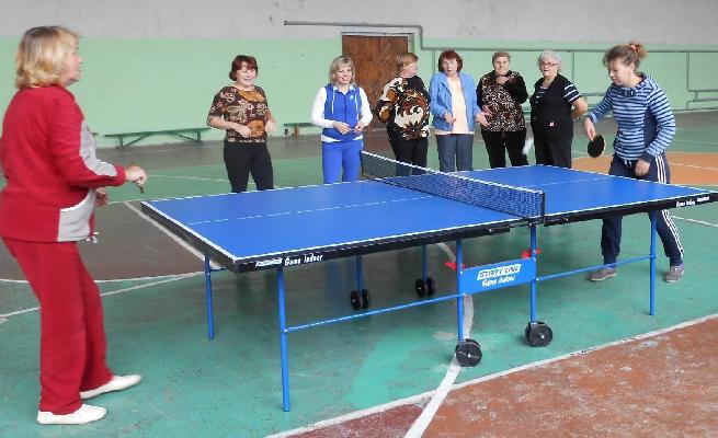 Мини соревнования по настольному теннису