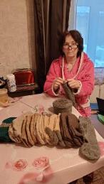 И вновь о нашей мастерице... 