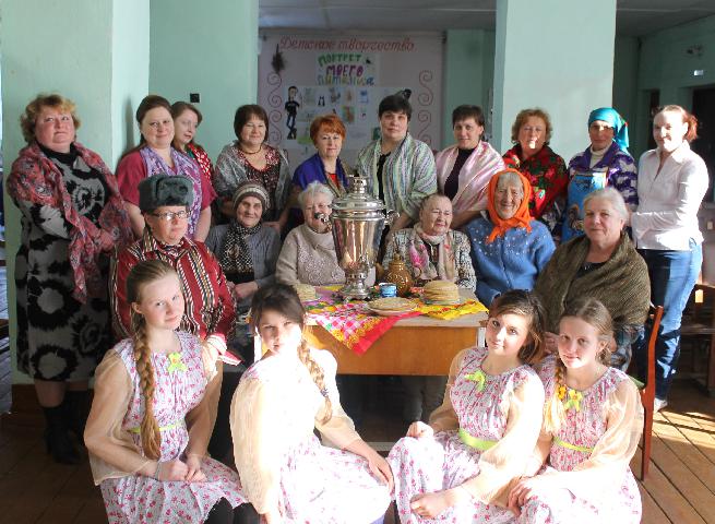 Фольклорные посиделки у Ефима, посвященные Широкой Масленице.