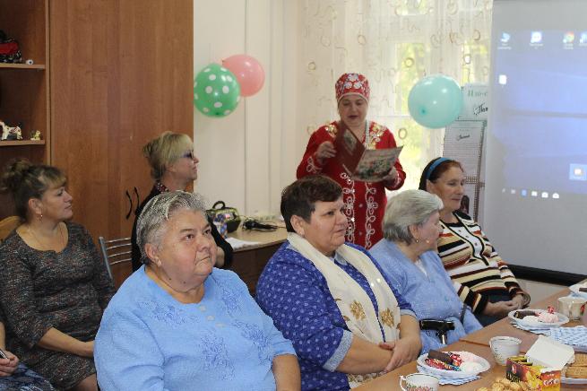 Праздничное мероприятие" Не стареет душа никогда!" в рамках областной акции "Неделя пожилого человека"