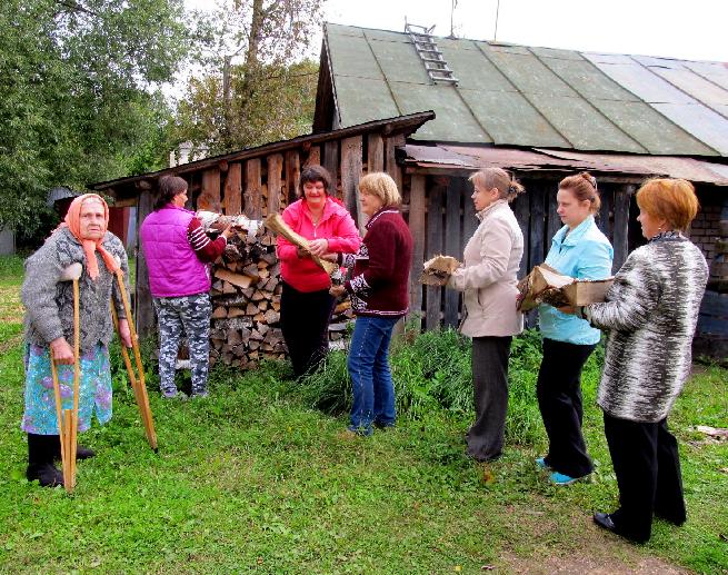 Акция «Поможем ветерану», приуроченная к Дню пожилого человека. 