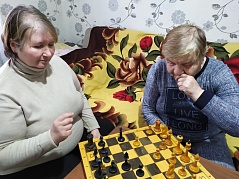 Шахматный турнир для получателей социальных услуг на дому с. Марково