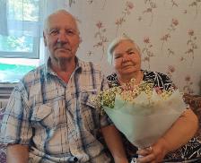 Поздравление супружеских пар, которые состоят на обслуживании и являются ярким примером долгой и счастливой совместной жизни