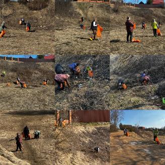 Двухмесячный субботник по уборке территории населенных пунктов