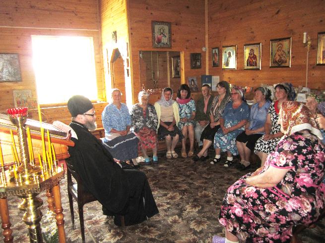 Занятие в Свято – Никольском храме д. Коромыслово на тему: «Религиозная безопасность»