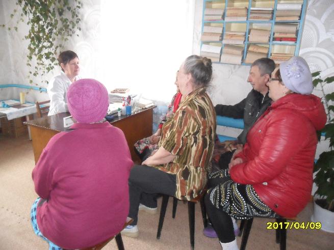 Занятие в ФАП д. Иваньково на тему: «Профилактика сердечно-сосудистых заболеваний в пожилом возрасте»