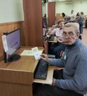 Участие в XIII Областном чемпионате по компьютерному многоборью среди пенсионеров