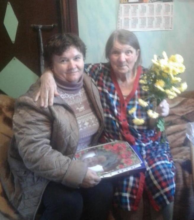 Юбилеи получательниц социальных услуг на дому п. Писцово.