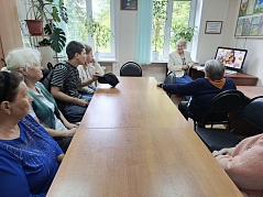  Занятие на тему «Святые Петр и Феврония Муромские» для представителей клуба «Православные беседы»