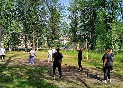 День здоровья «Назад в СССР, поиграем в пионербол»