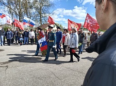  Участие в траурной панихиде, торжественных митингах,  в районном автопробеге 