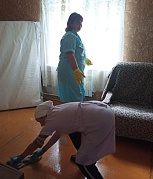 Помощь с уборкой в доме матери участника специальной военной операции
