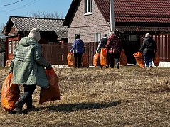 Двухмесячный субботник по уборке территории населенных пунктов